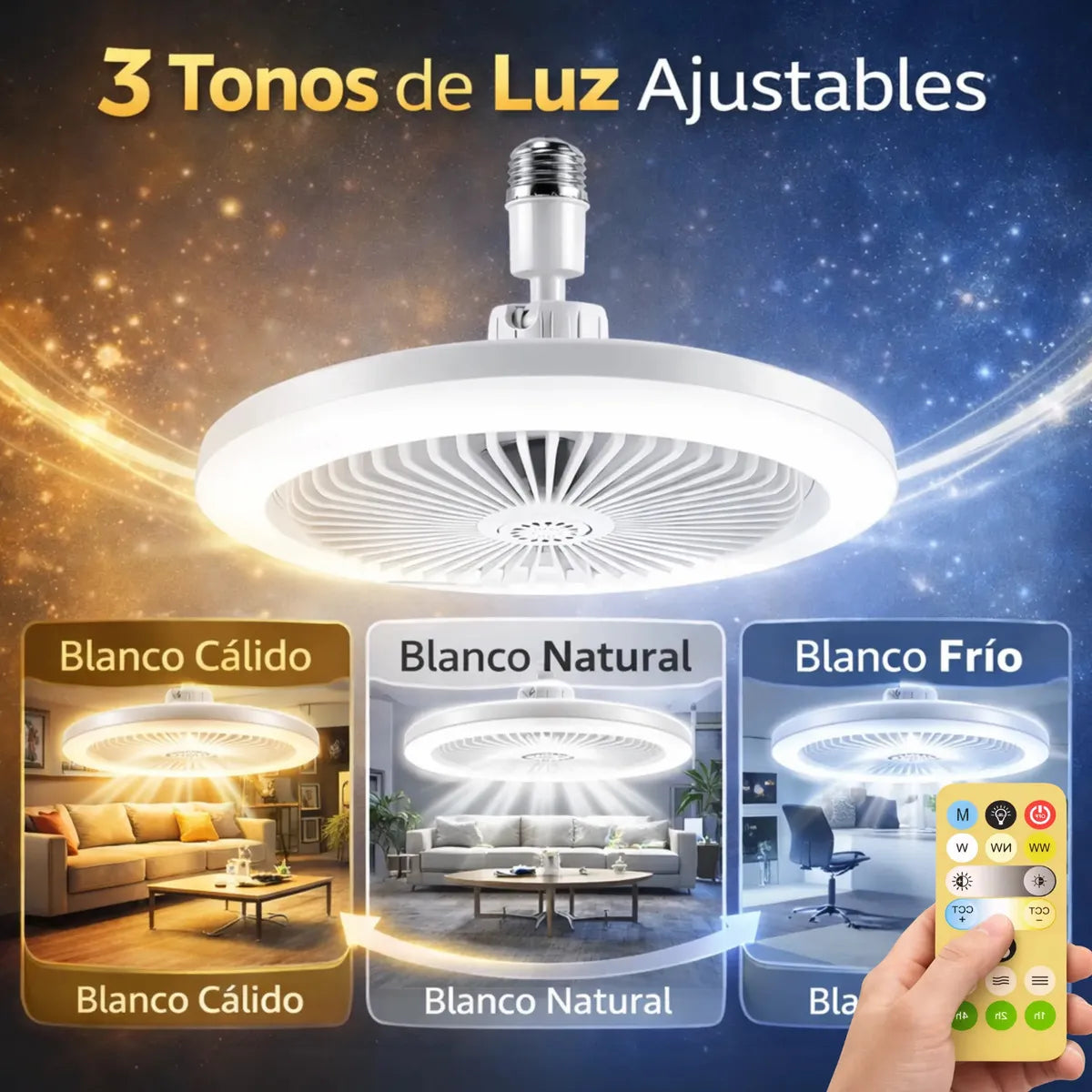 Ventilador de Techo LED | Silencioso