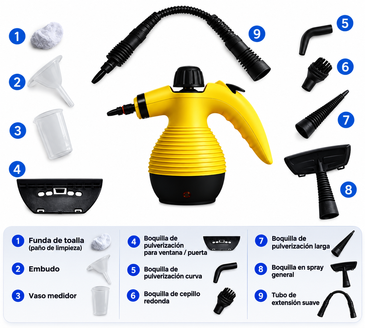 VaporClean Pro | Limpiador a Vapor Multiusos