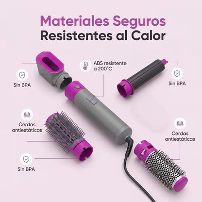 Cepillo Moldeador | 5 en 1 Profesional
